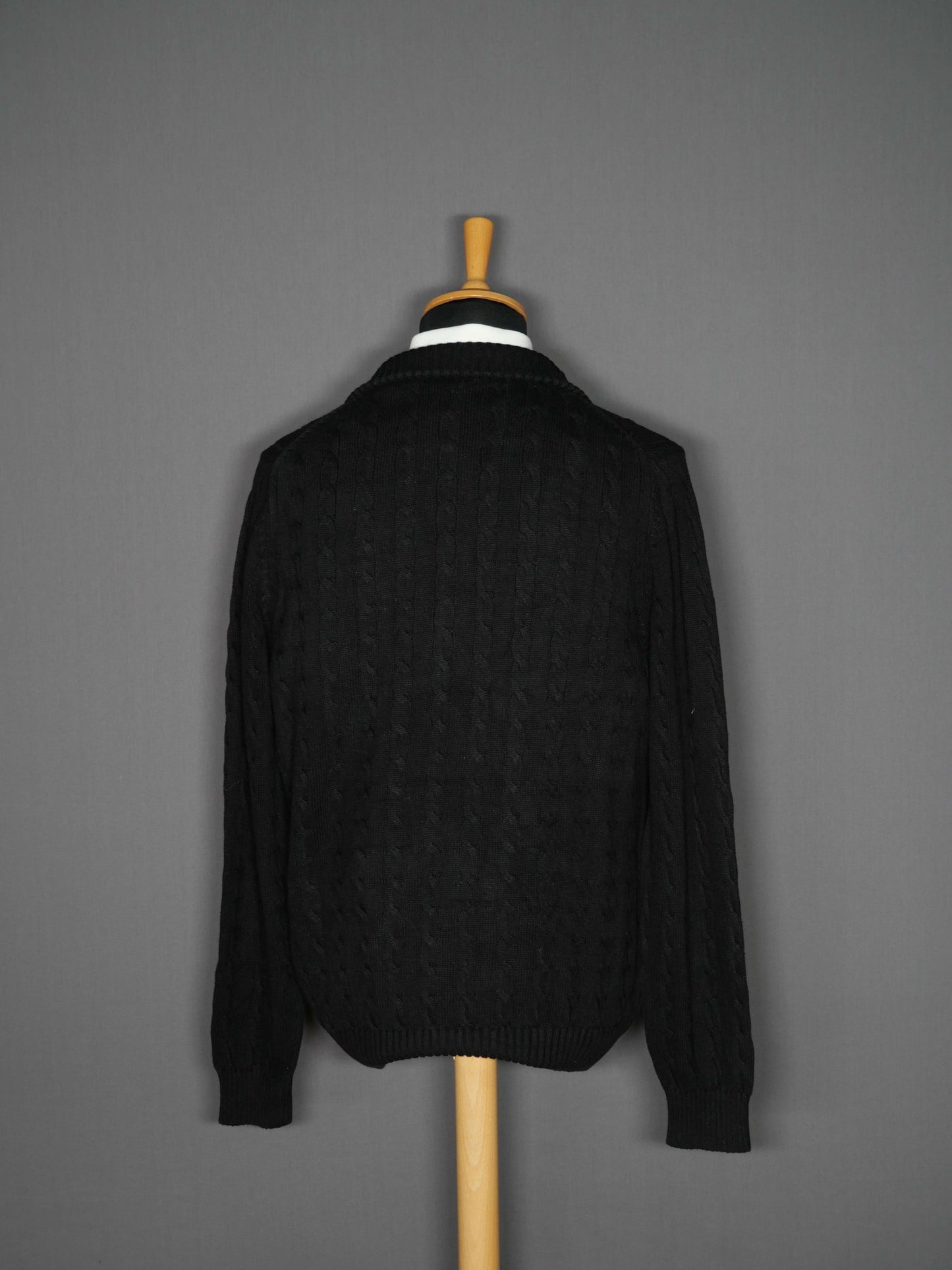 Izod 1/4 Zip Pullover schwarz - M