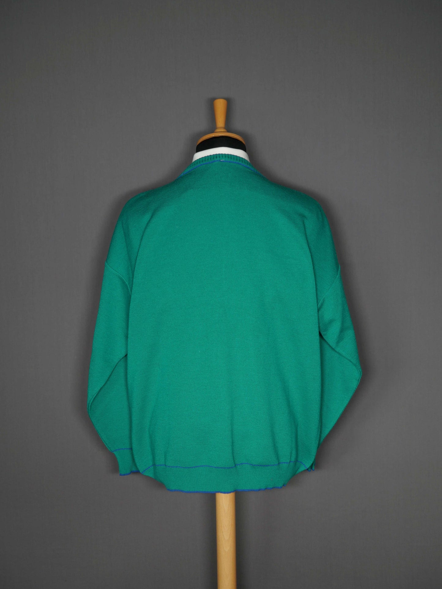Vintage Turtleneck Pullover türkies - L
