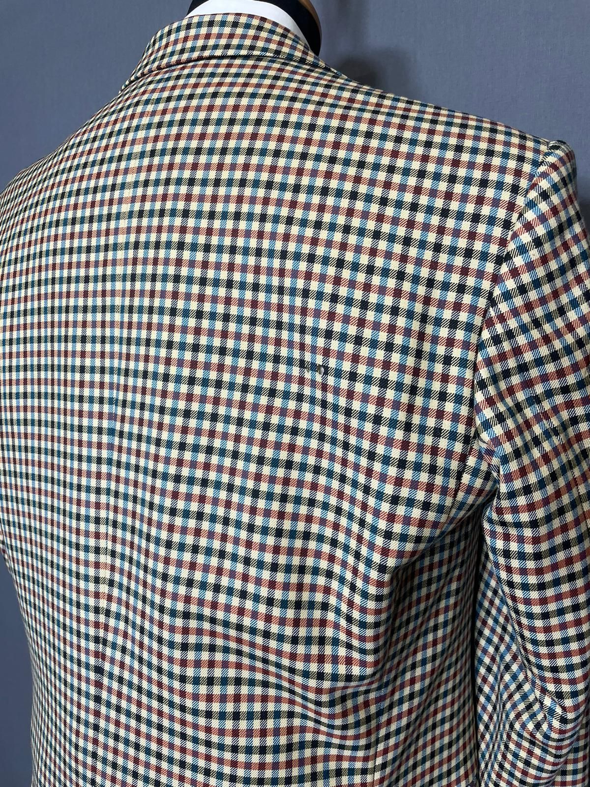 Vintage Zweiknopf-Sakko kariert - 50/L