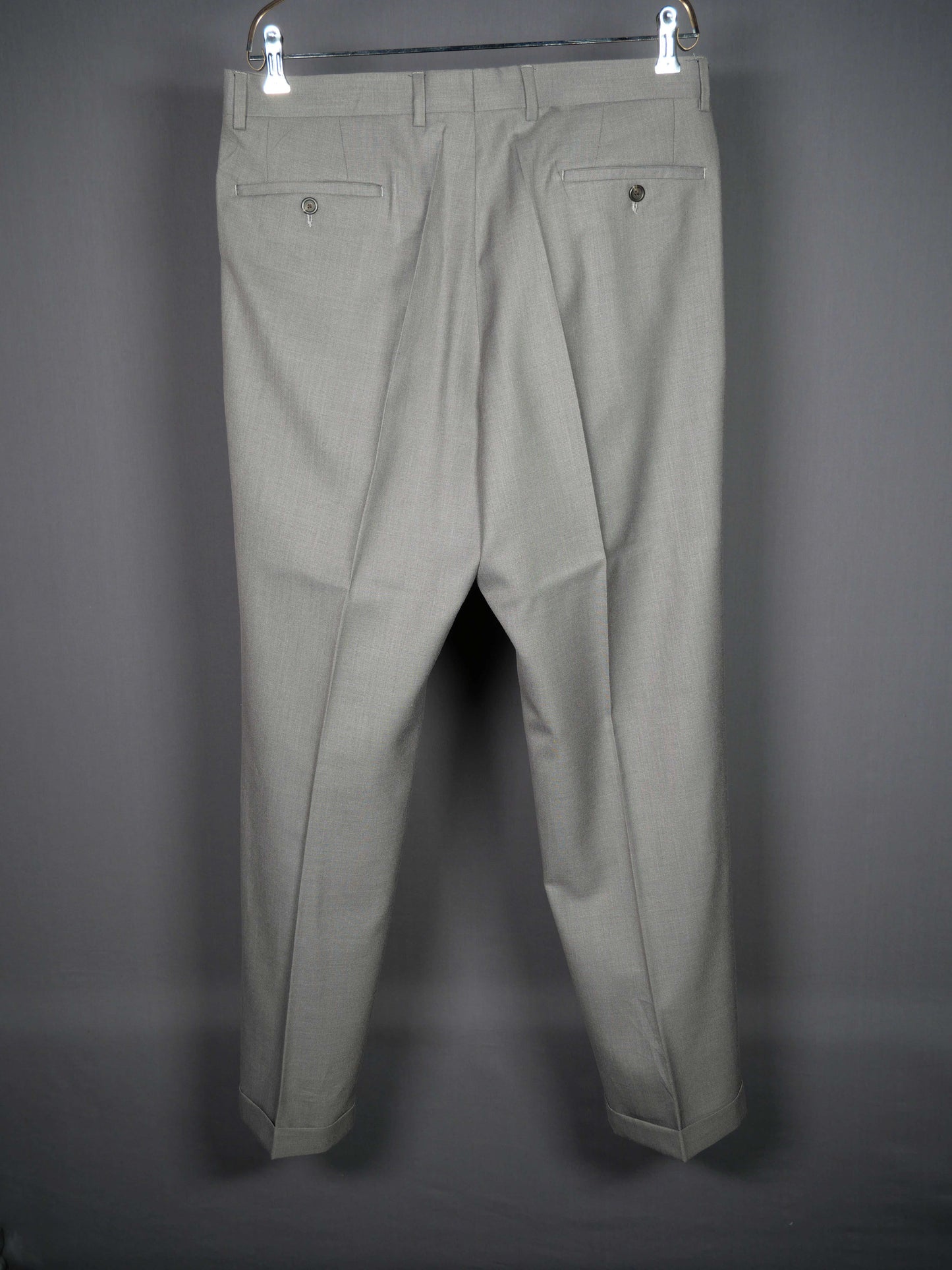 Lauren Ralph Lauren Hose grau mit Umschlag 34X31