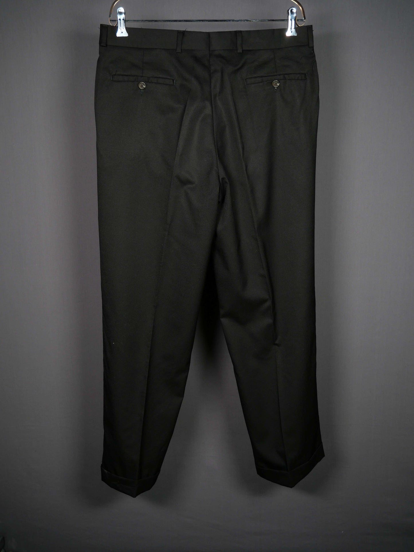 Lauren Ralph Lauren Kaschmir-Woll Hose schwarz 34X30