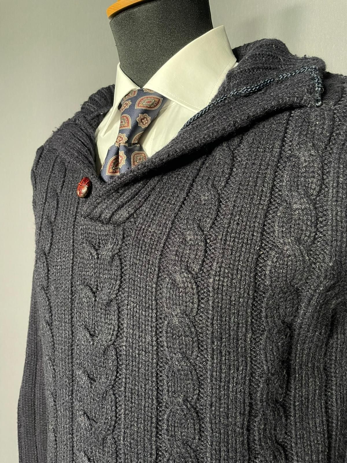 Pullover / Cardigan dunkelblau - S