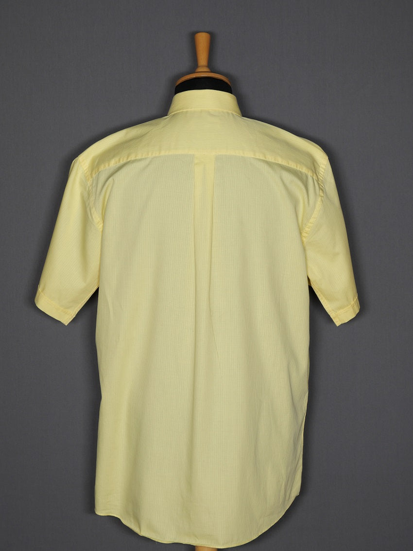 Vintage Kurzarm Shirt gelb - L-XL