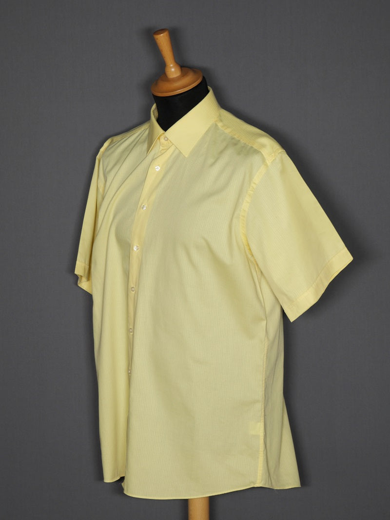 Vintage Kurzarm Shirt gelb - L-XL