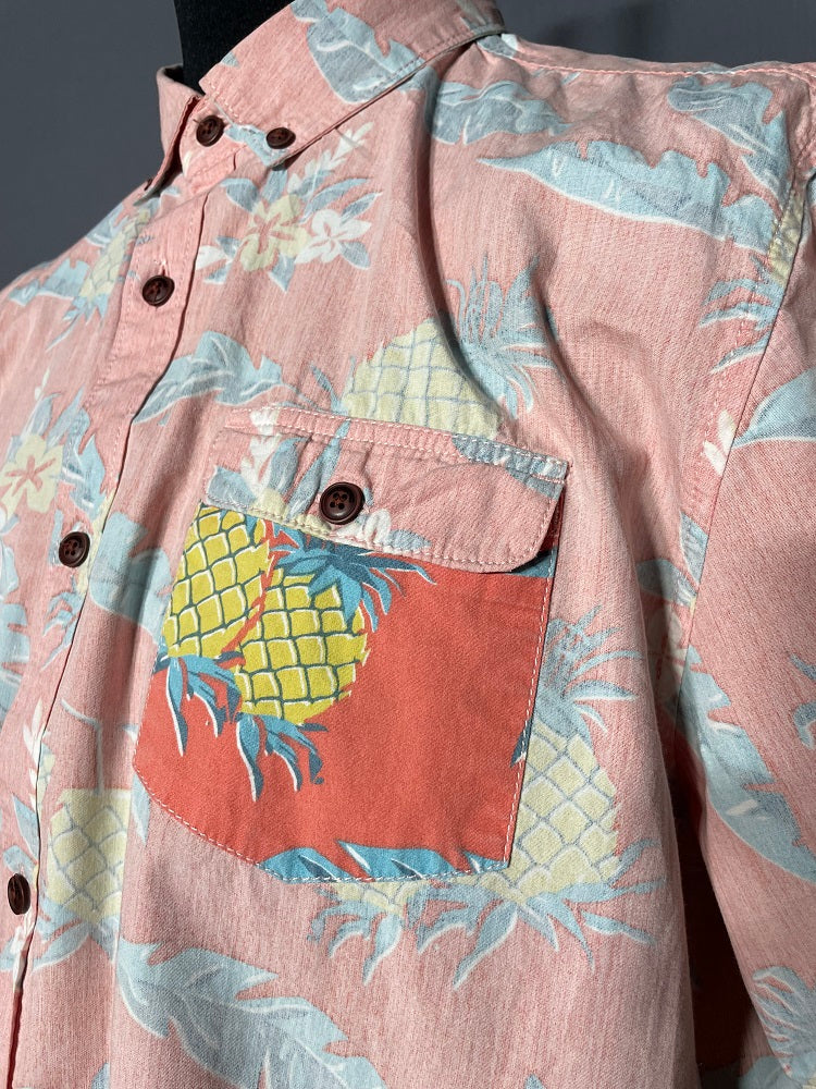 BillaBong Hawaii Shirt rosa - M-L