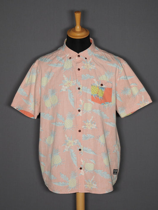 BillaBong Hawaii Shirt rosa - M-L
