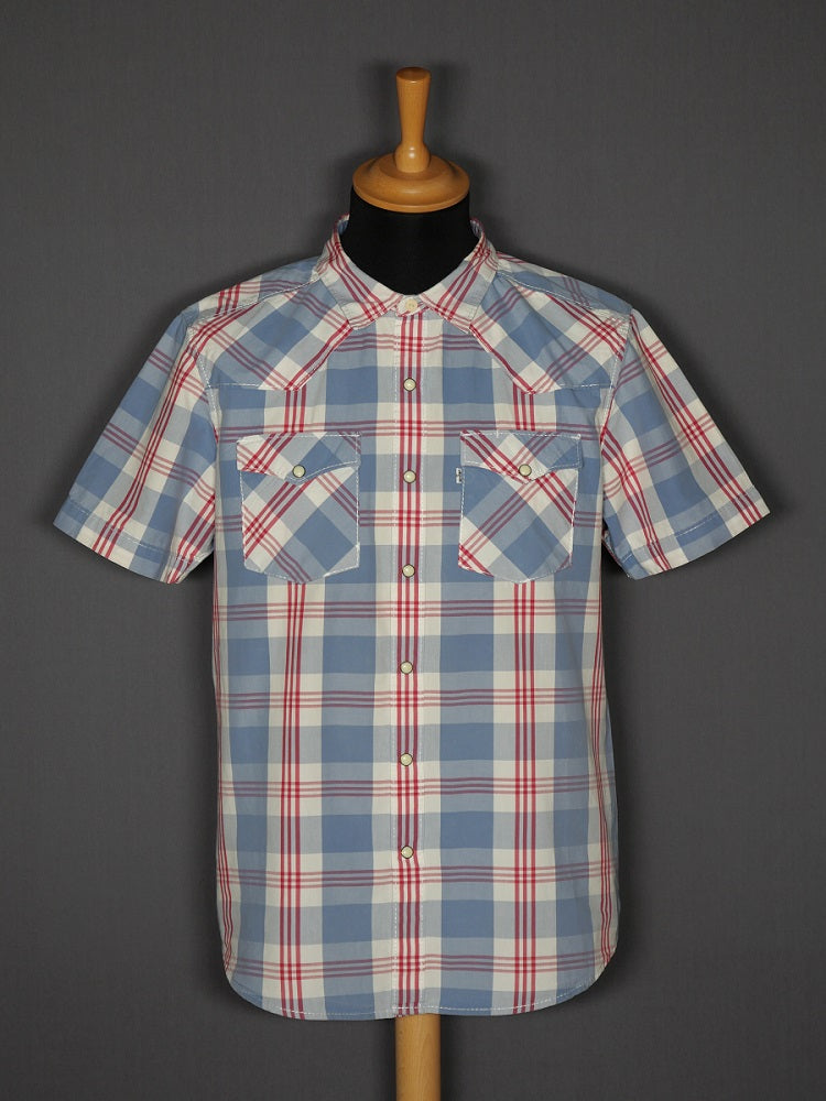 Levis Kurzarmshirt kariert - L