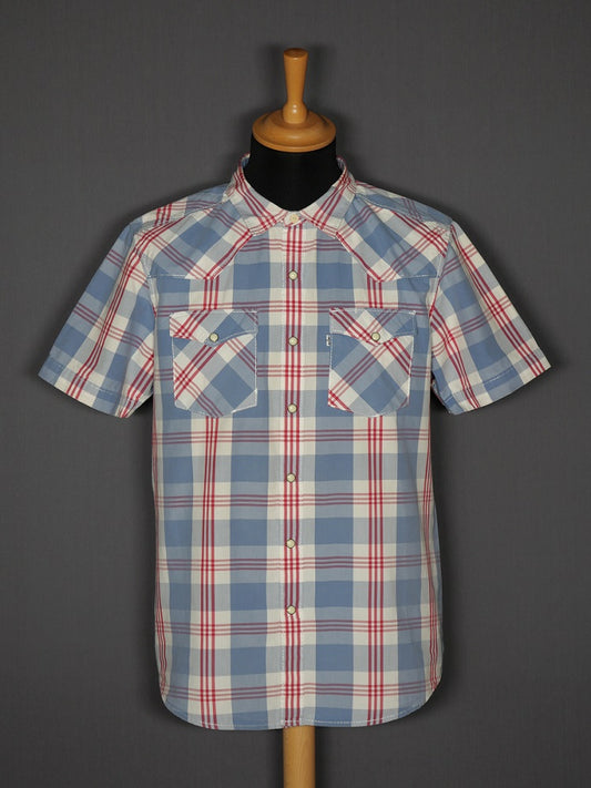Levis Kurzarmshirt kariert - L