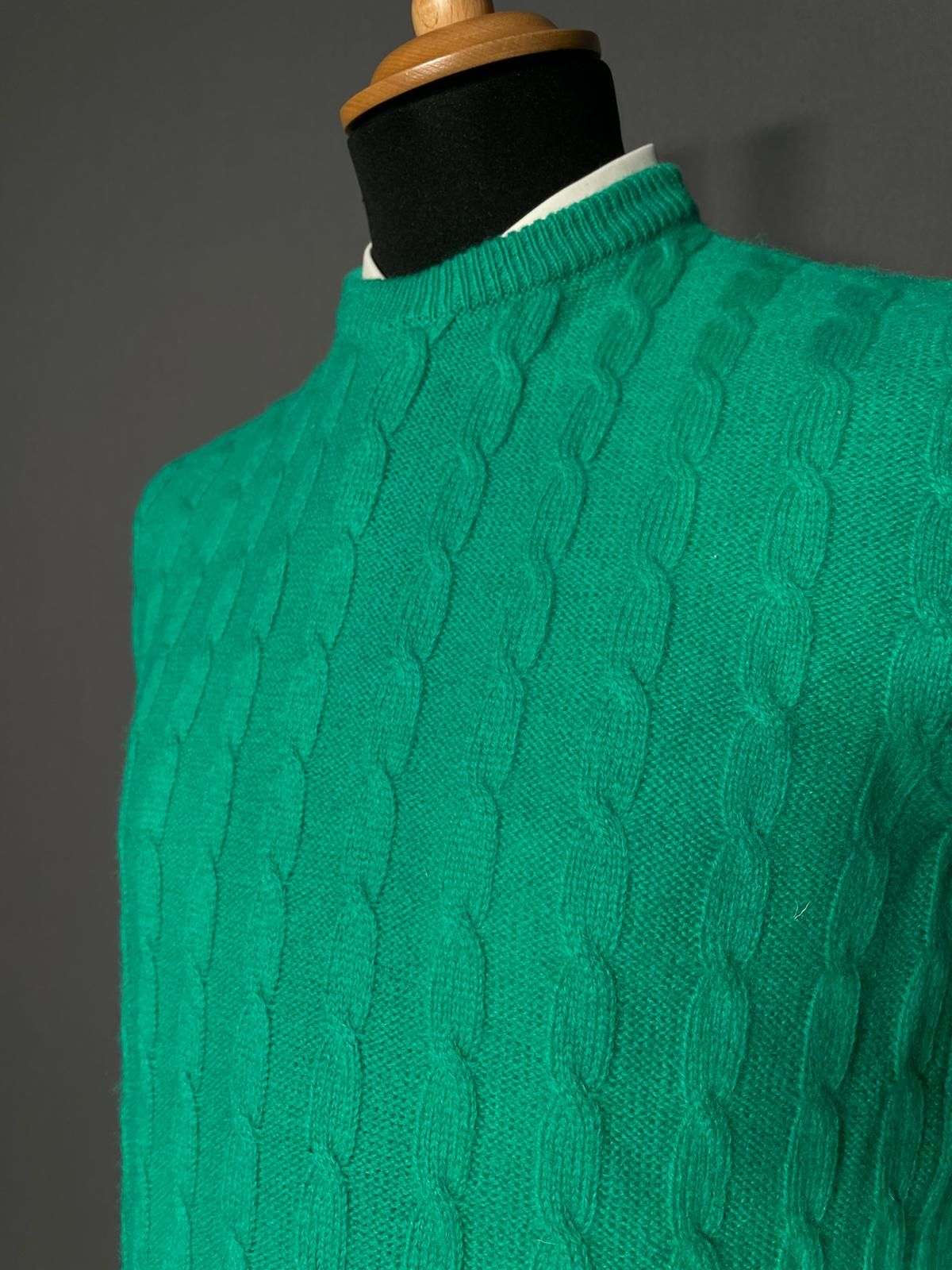 Vintage Pullover grün - XS