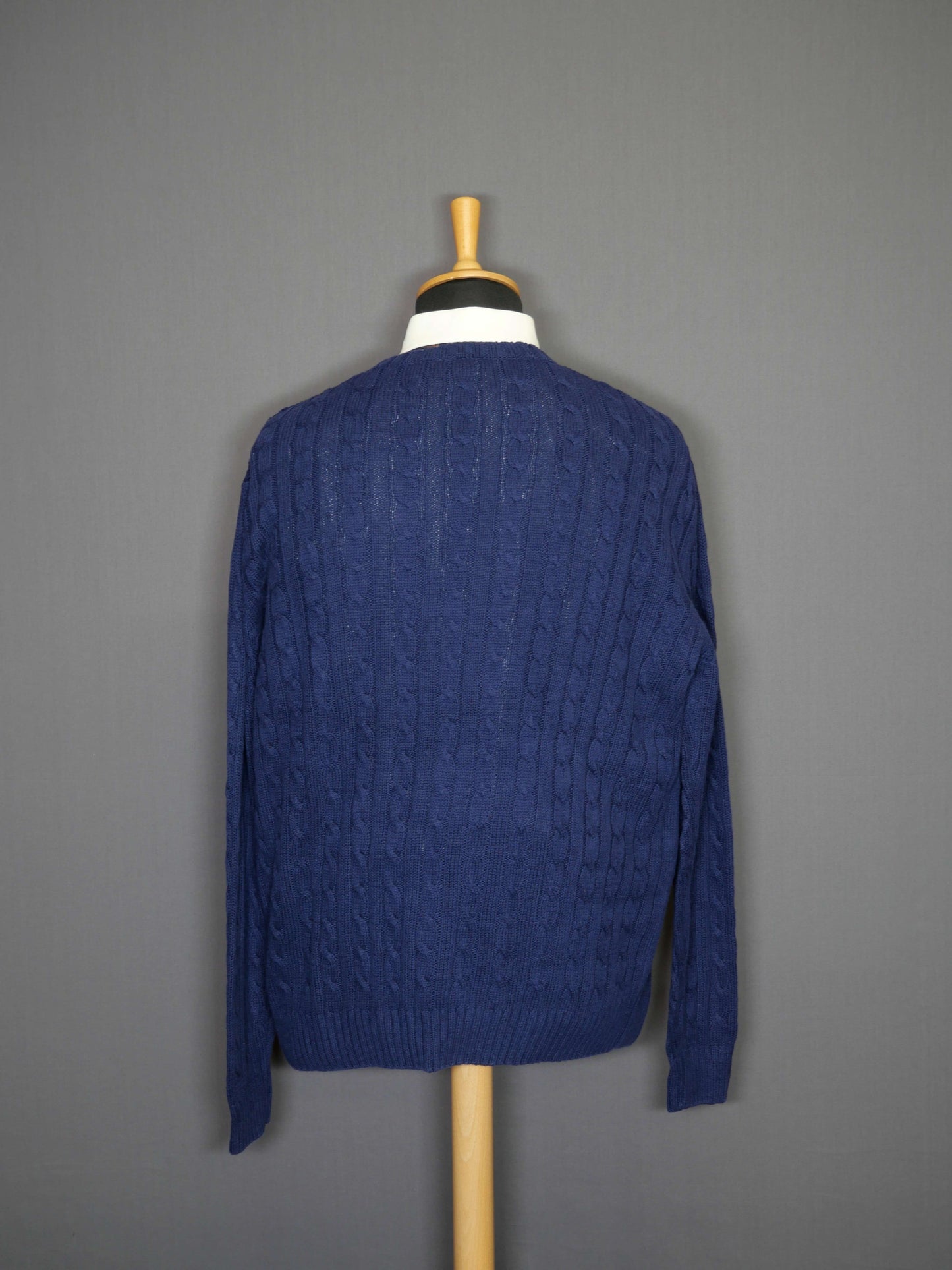 Field Gear Cableknit Pullover dunkleblau - L
