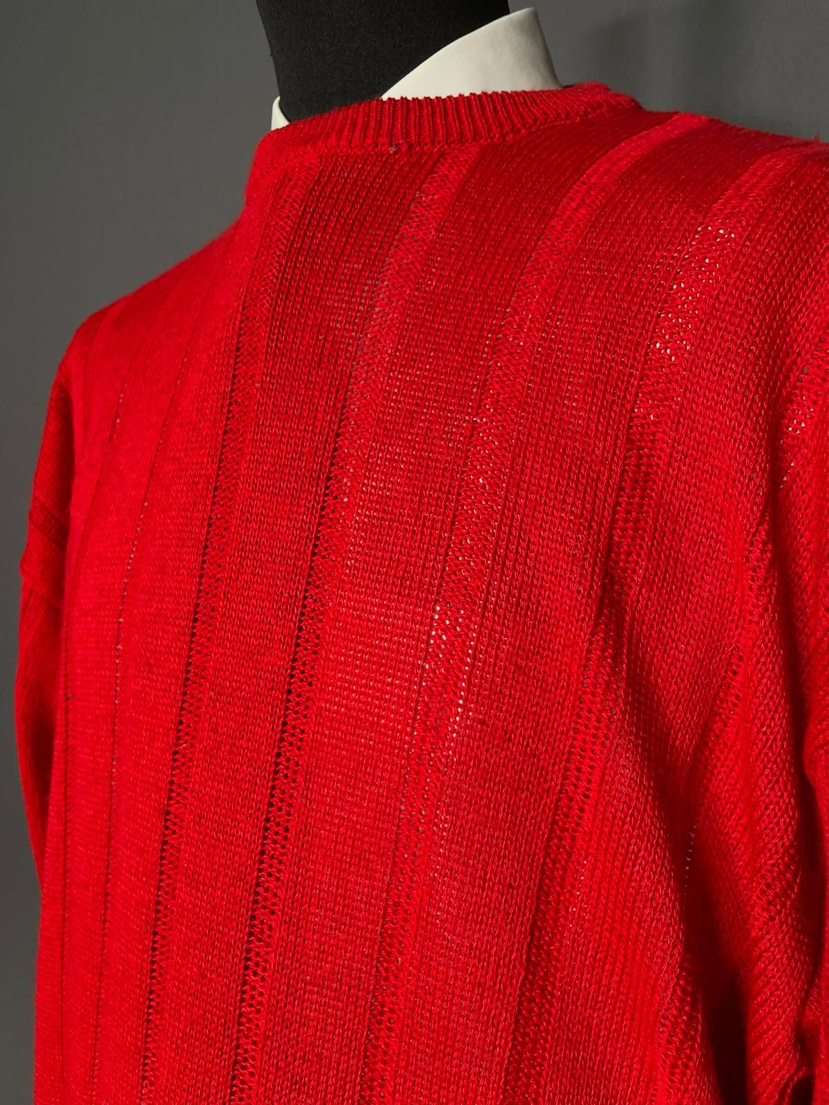 Vintage Pullover rot - XL