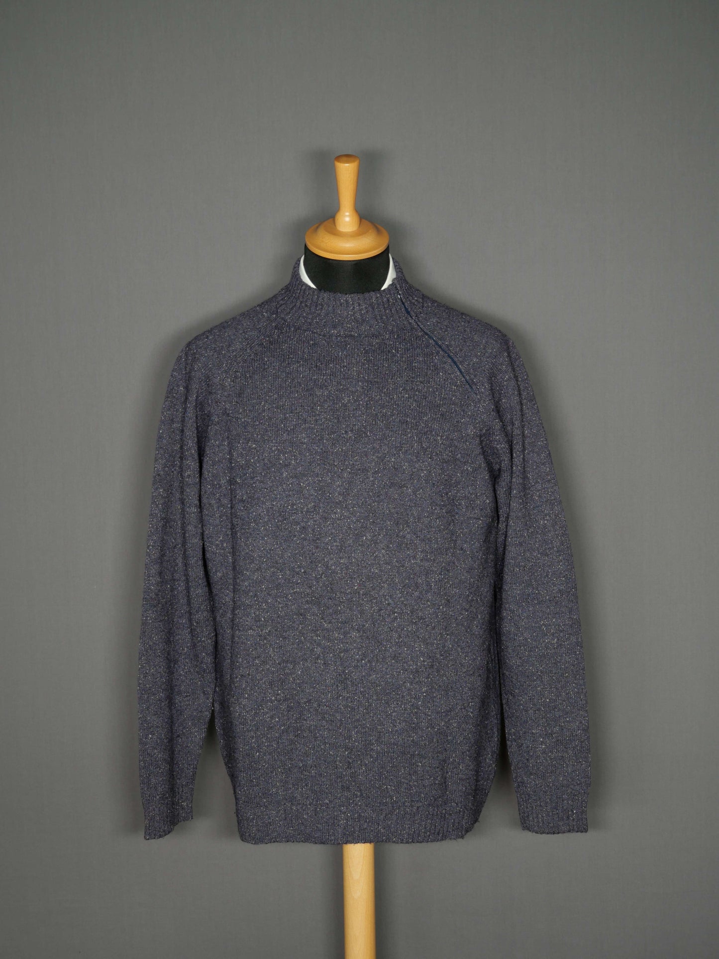 Turtleneck Pullover grau - L