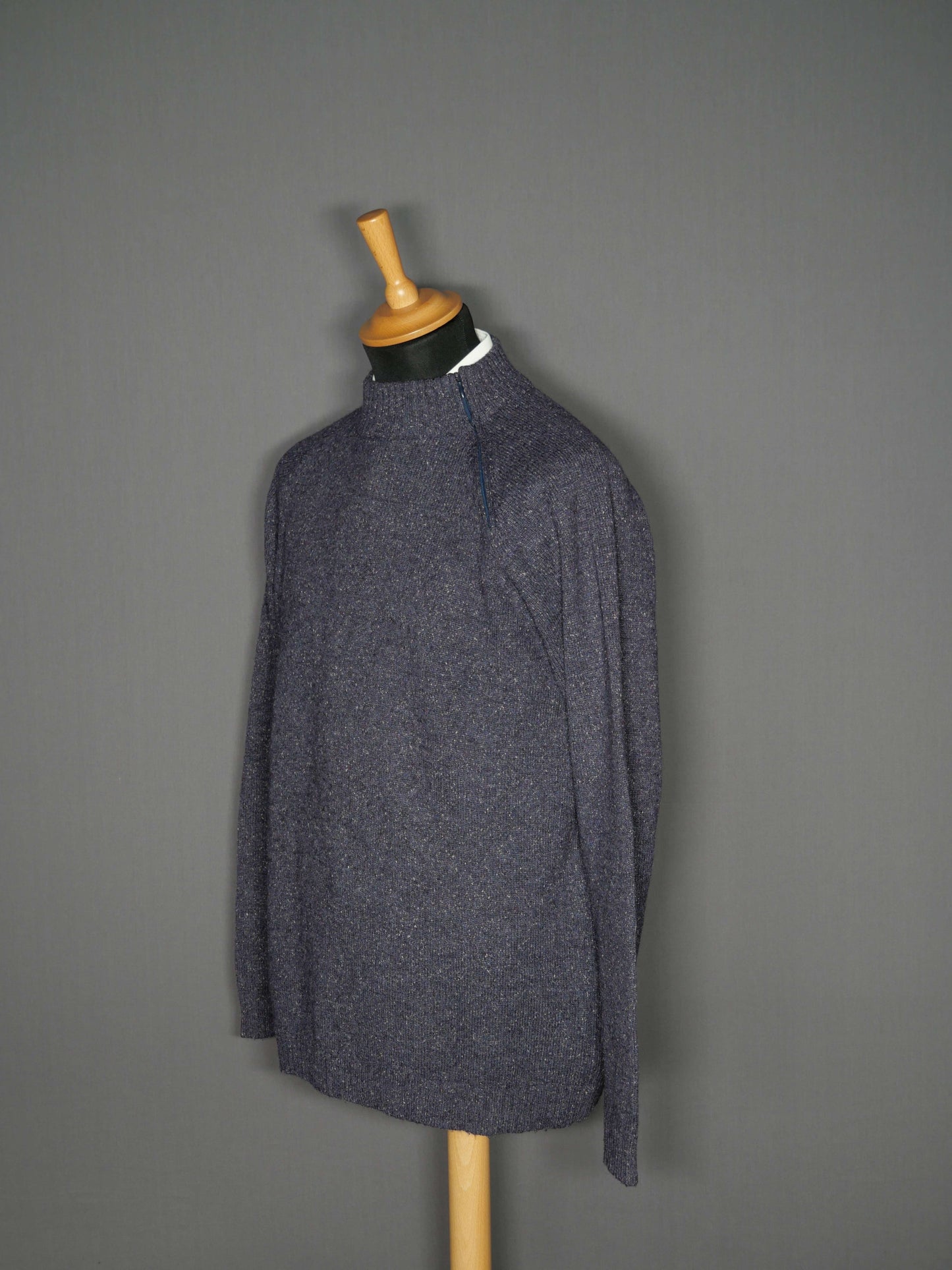 Turtleneck Pullover grau - L