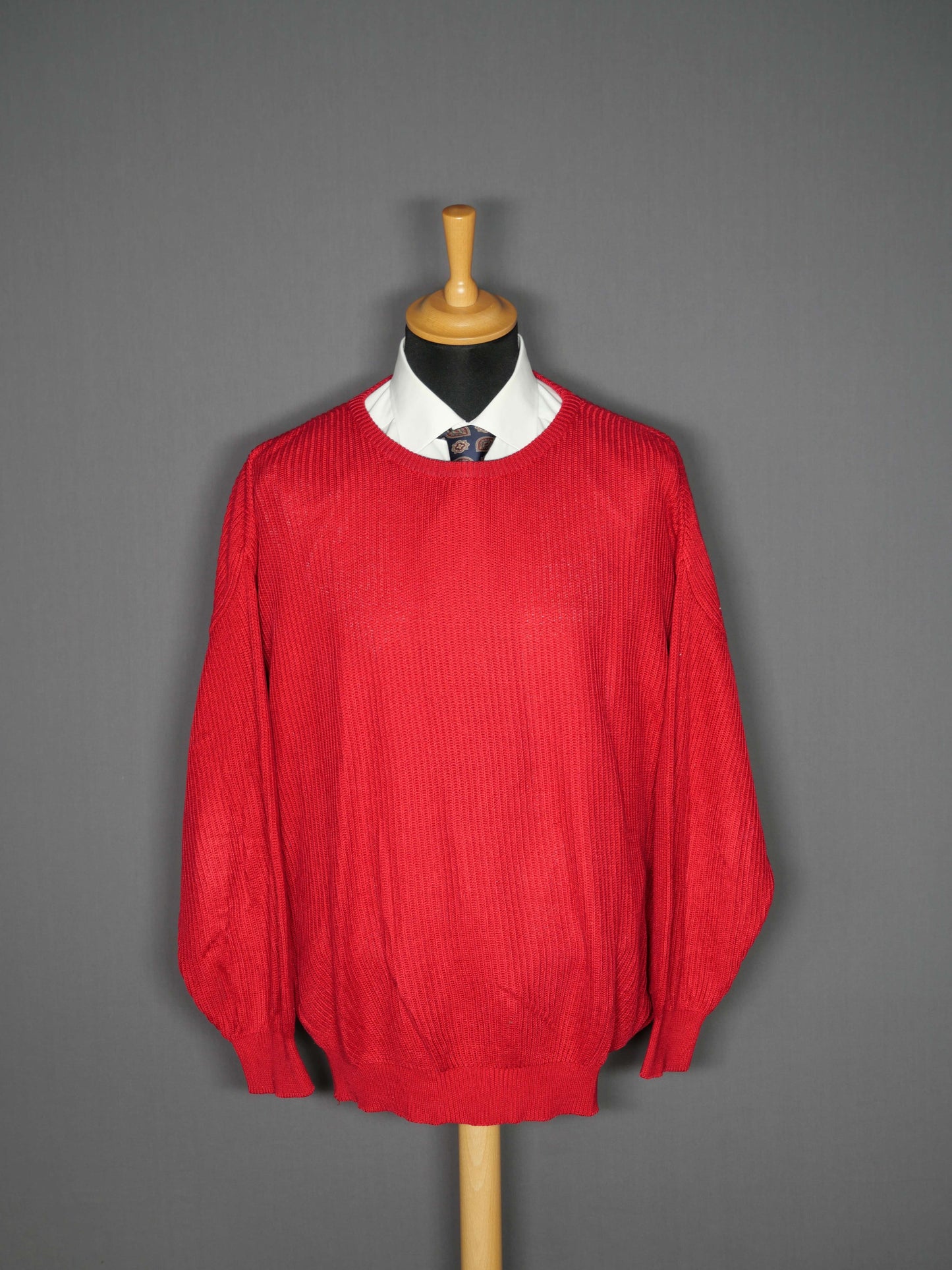 Vintage Pullover rot - XL