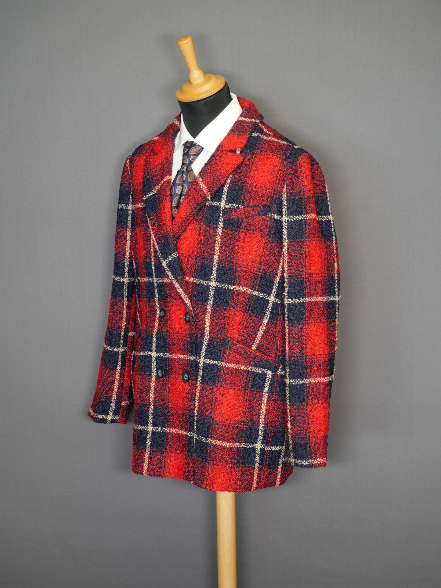 Levi`s Kurzmantel rot Kariert - 48/M