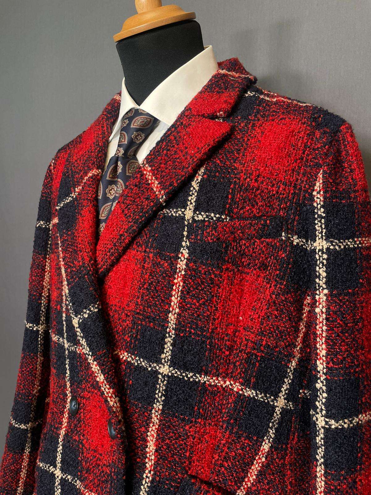 Levi`s Kurzmantel rot Kariert - 48/M