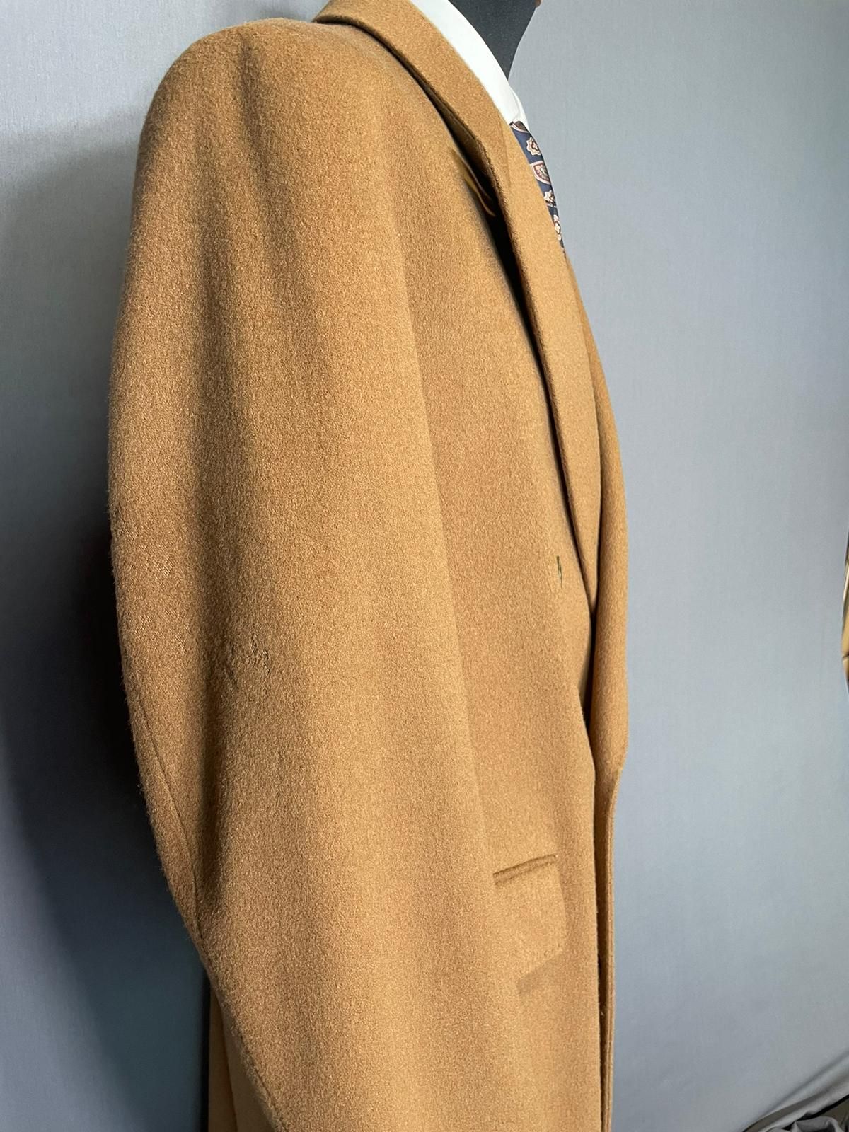 Langmantel Doppelreiher camel - 50/L