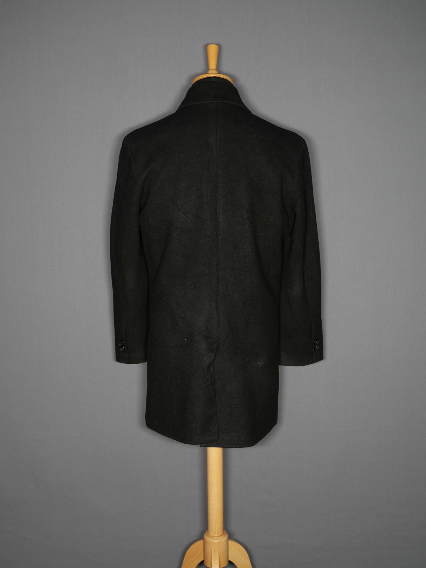 Vintage Kurzmantel schwarz - 48/M