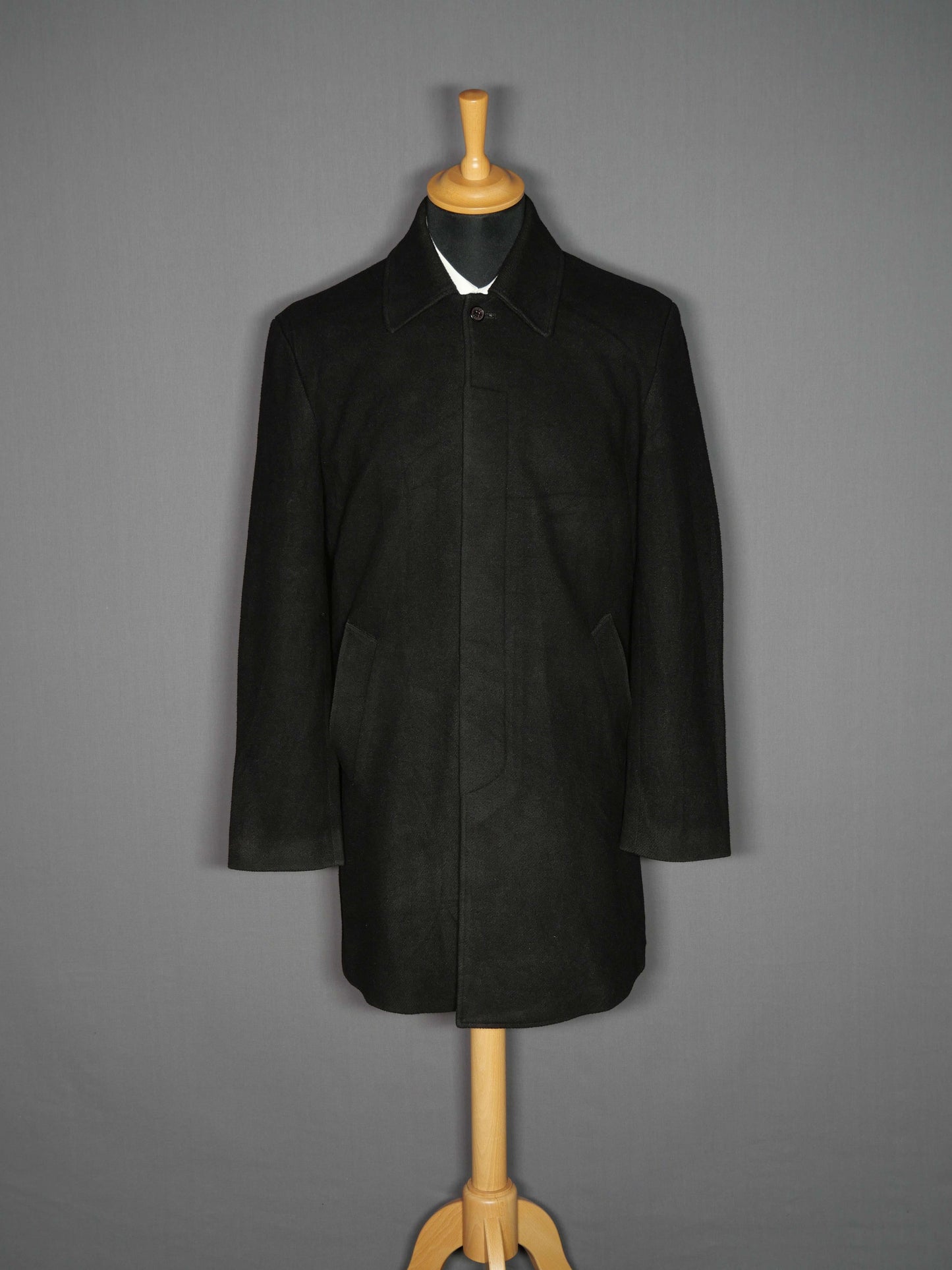 Vintage Kurzmantel schwarz - 48/M