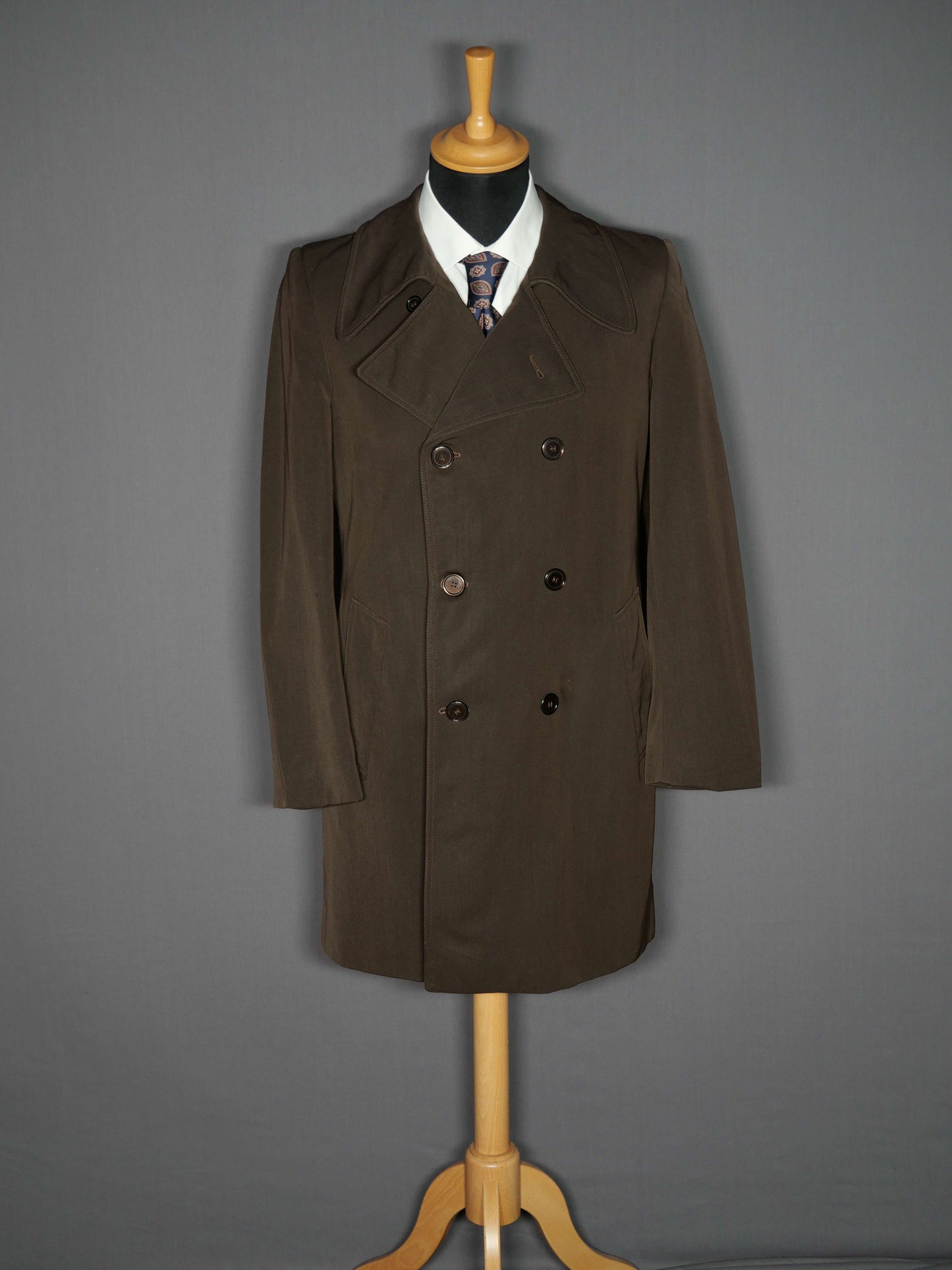 Dopplereiher Regenmantel braun - 46/S