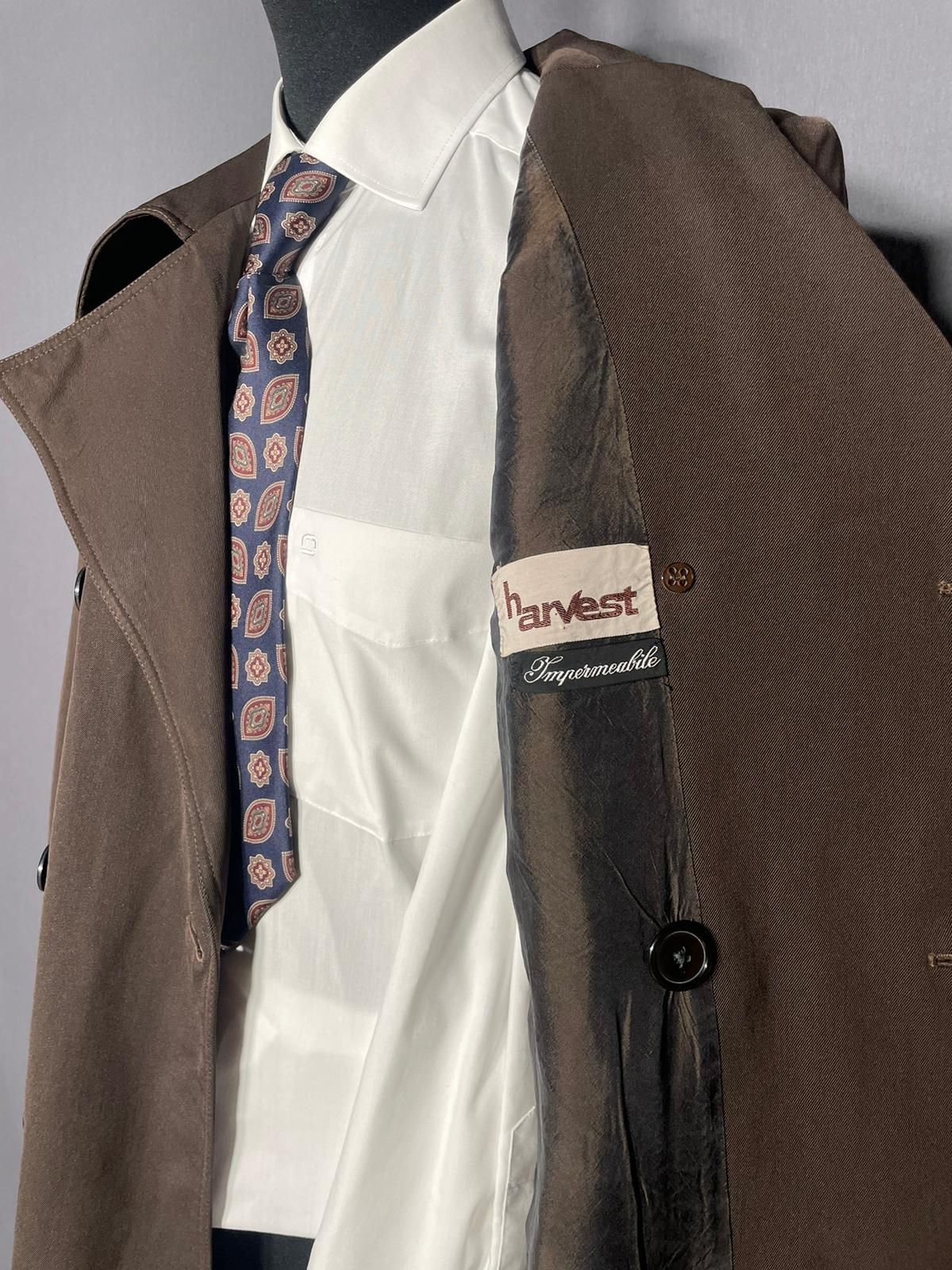 Dopplereiher Regenmantel braun - 46/S