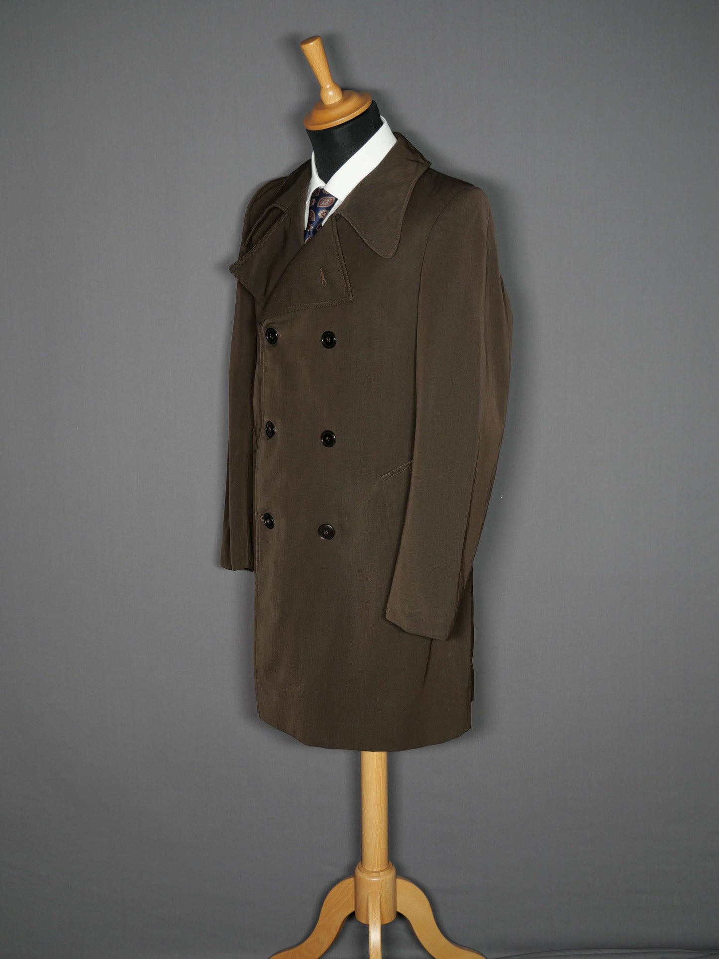 Dopplereiher Regenmantel braun - 46/S