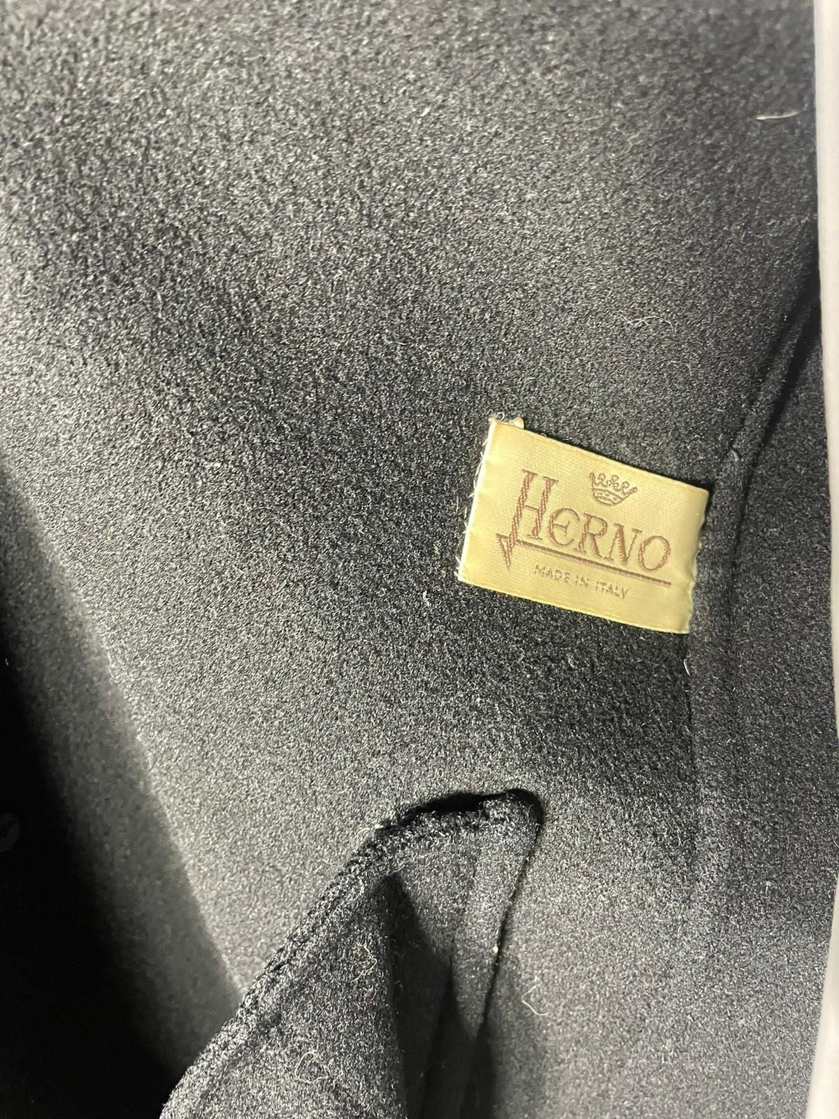 Vintage Herno Mantel schwarz - 48/M