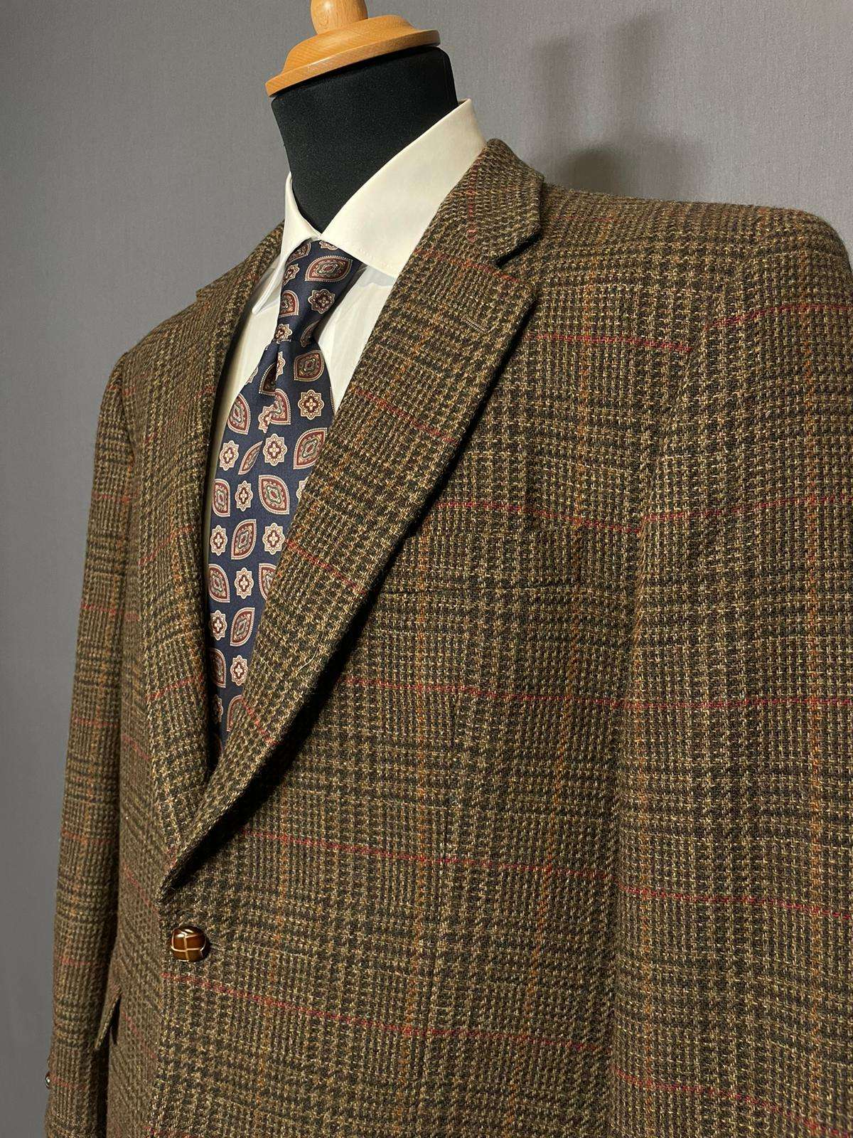 Lauren Ralph Lauren Zweiknopf-Sakko braun kariert - 52/XL