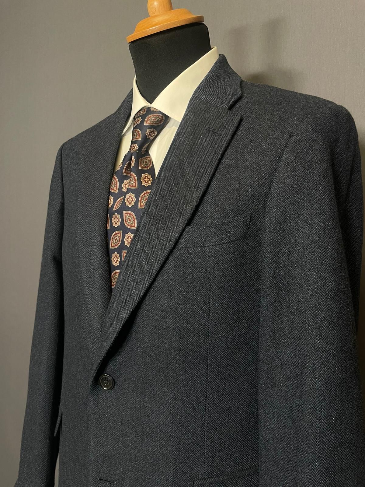 Tommy Hilfiger Sakko blau Herringbone - 48/M