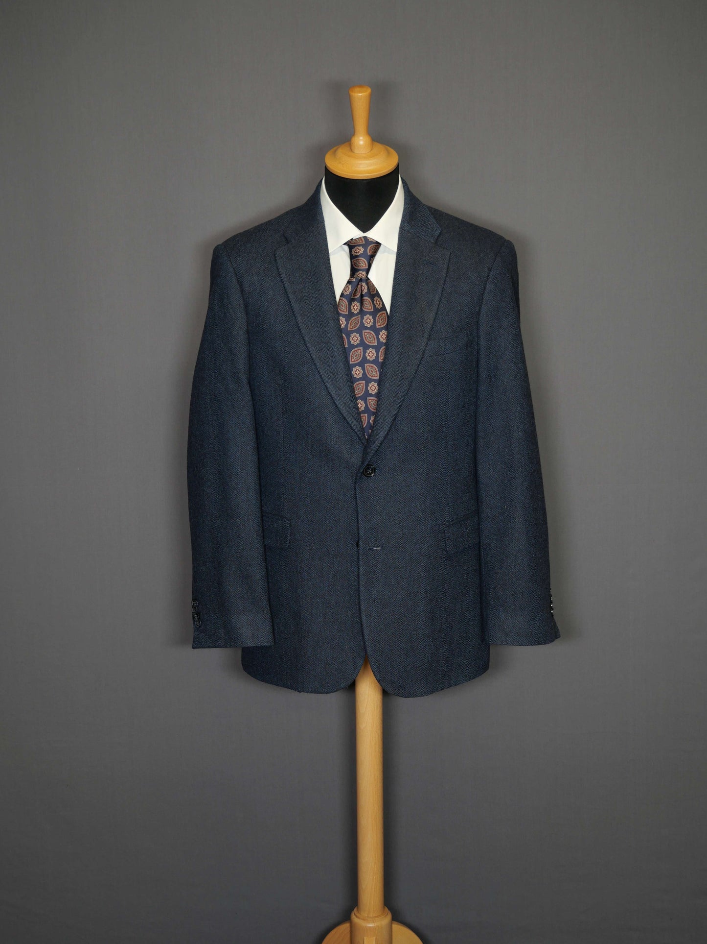 Tommy Hilfiger Sakko blau Herringbone - 48/M