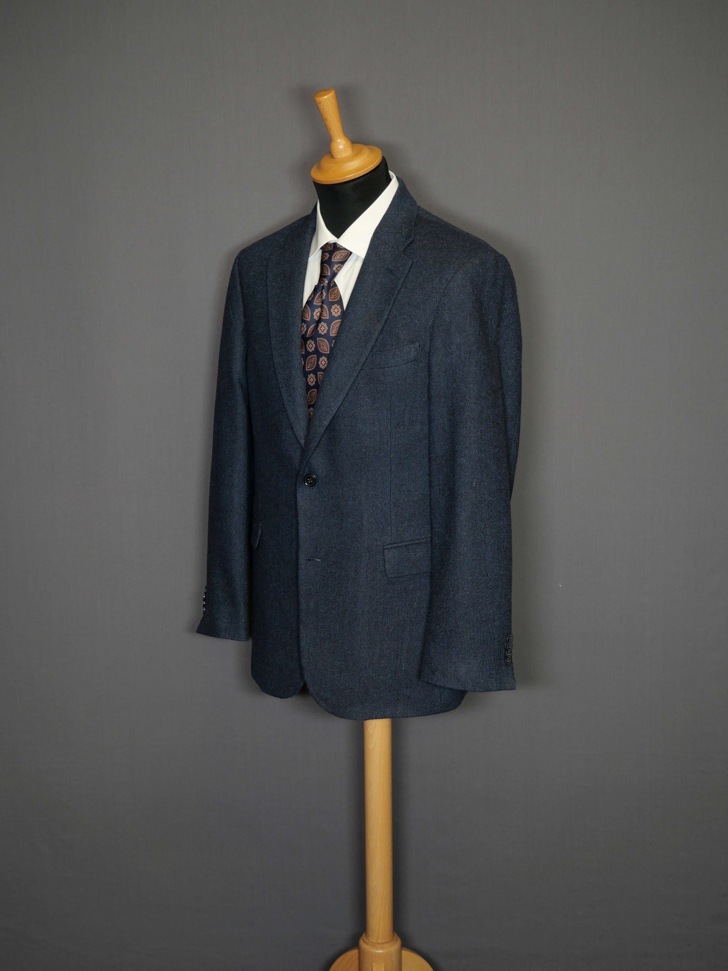 Tommy Hilfiger Sakko blau Herringbone - 48/M