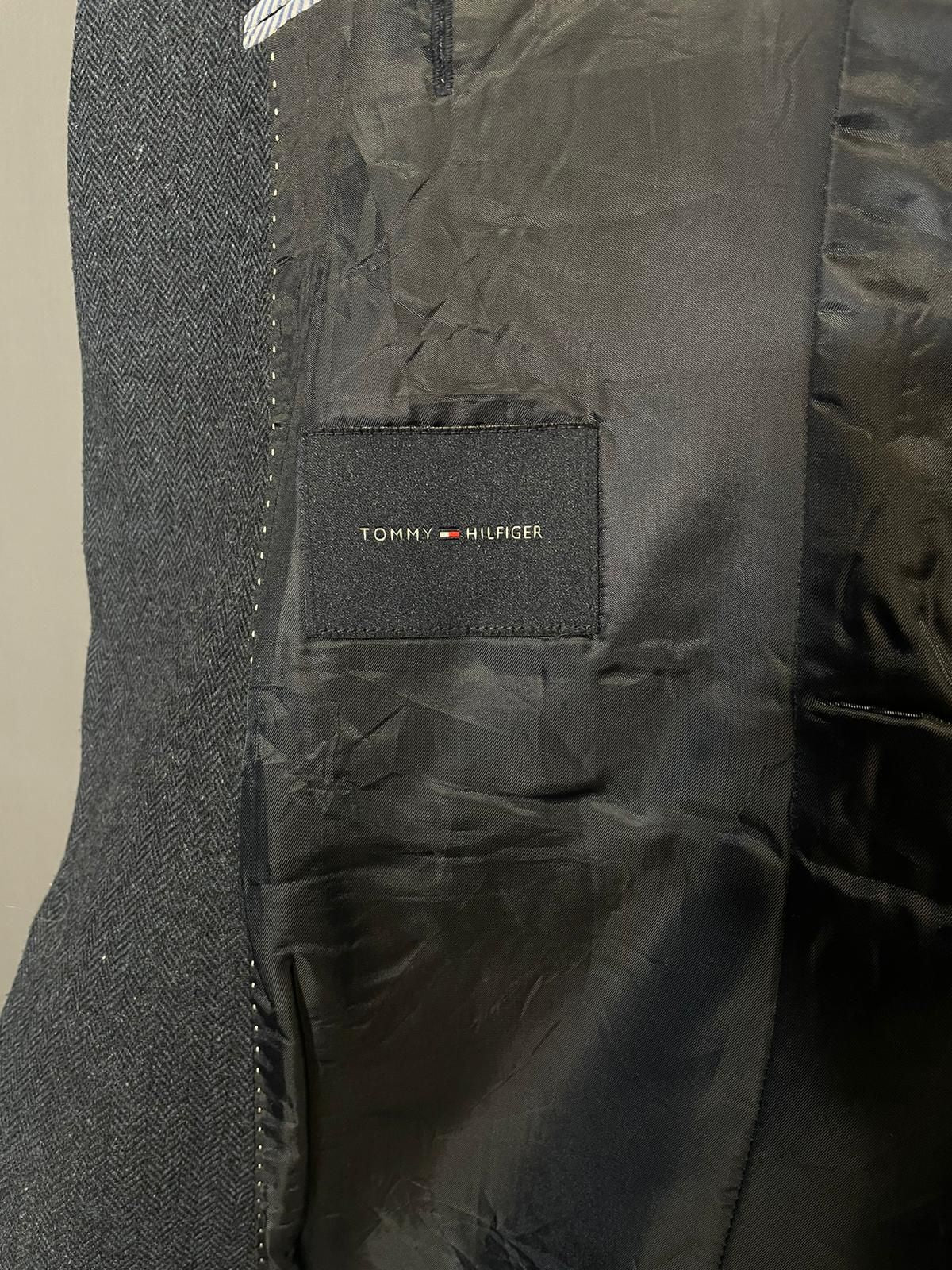 Tommy Hilfiger Sakko blau Herringbone - 48/M