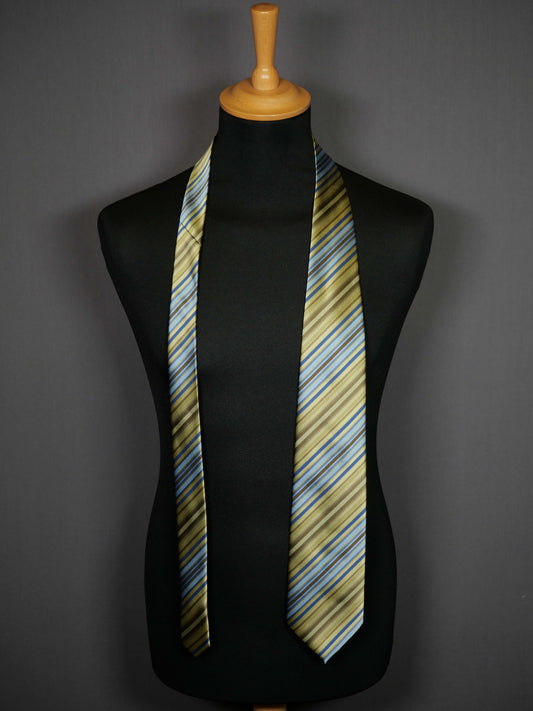 Kingfield Krawatte grün gestreift