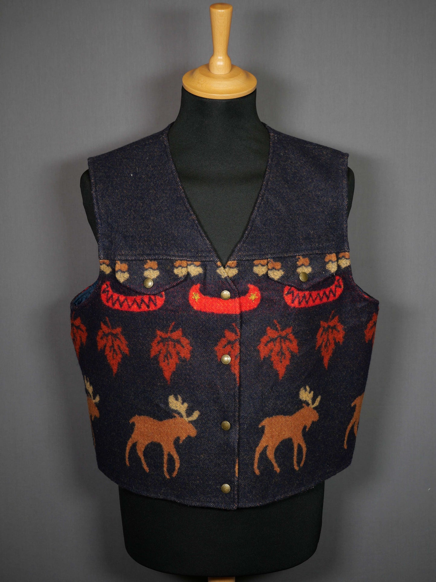 Vintage Pendelton Wollweste Muster - L