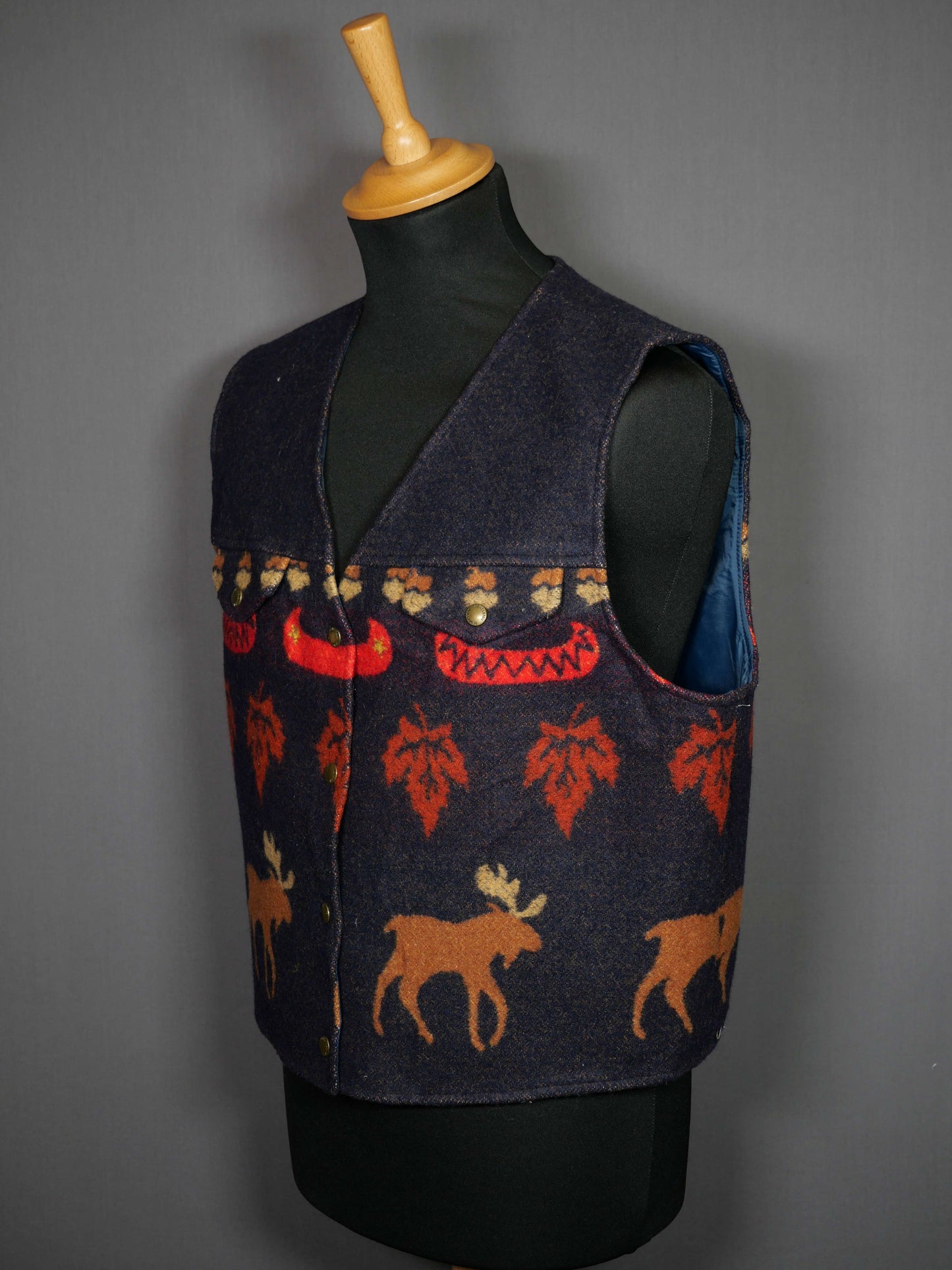 Vintage Pendelton Wollweste Muster - L