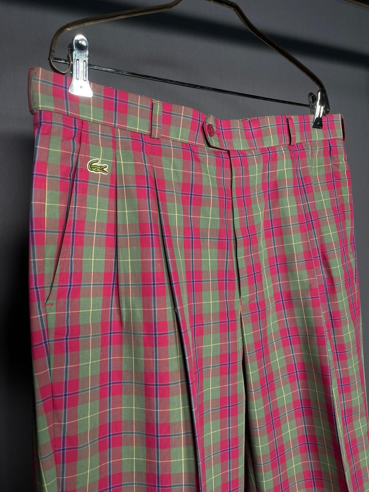 Vintage Lacoste Hose Doppelte-Bundfalte 36X33