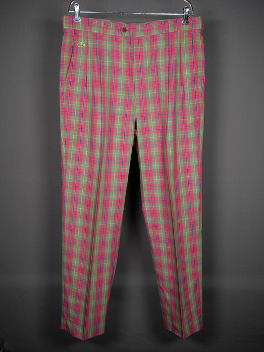 Vintage Lacoste Hose Doppelte-Bundfalte 36X33