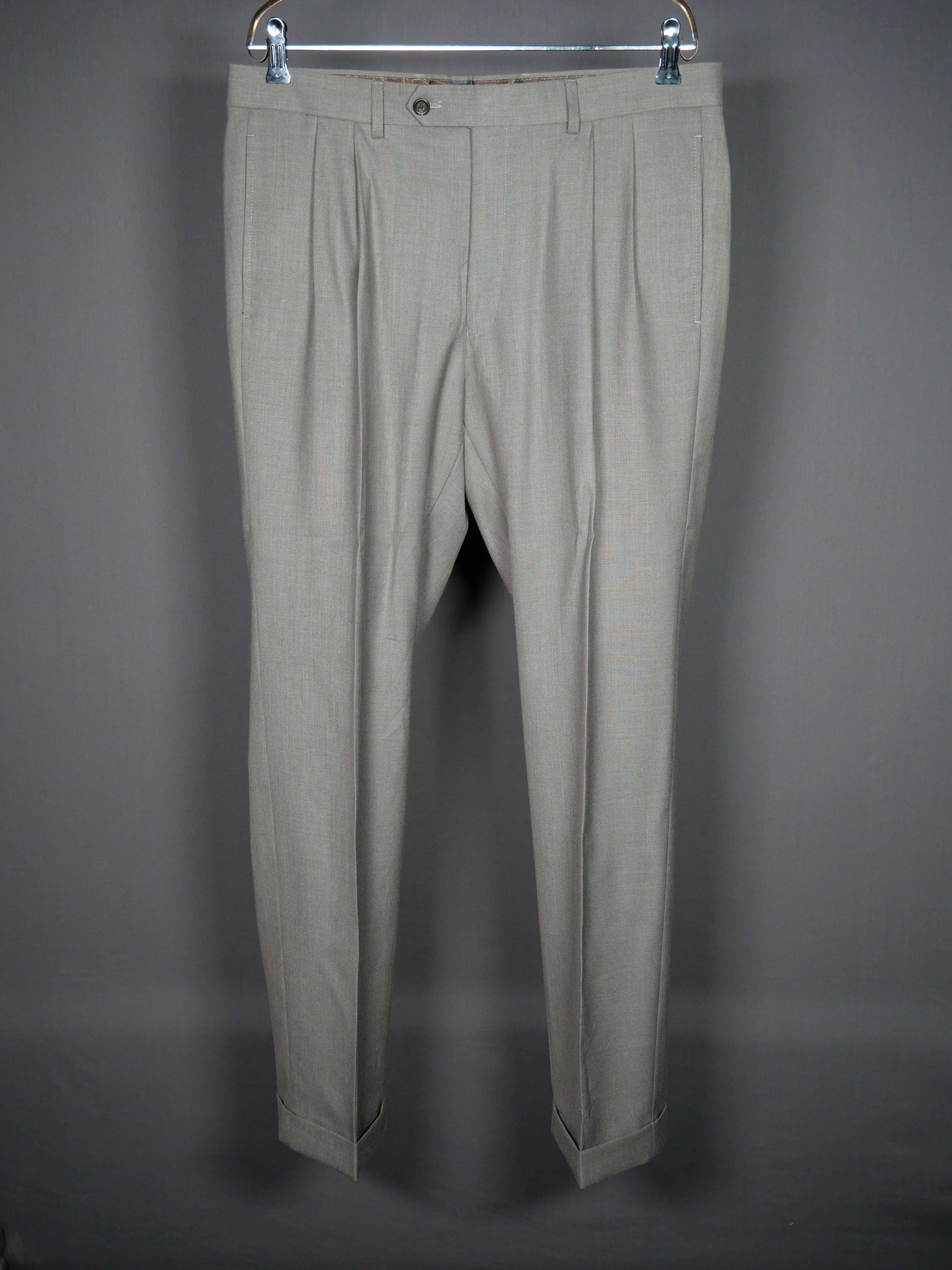 Lauren Ralph Lauren Hose grau mit Umschlag 34X31