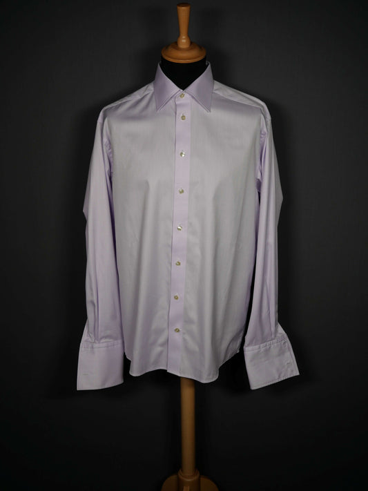 Eton Shirt mit Frenchcuffs flieder - 16/XL