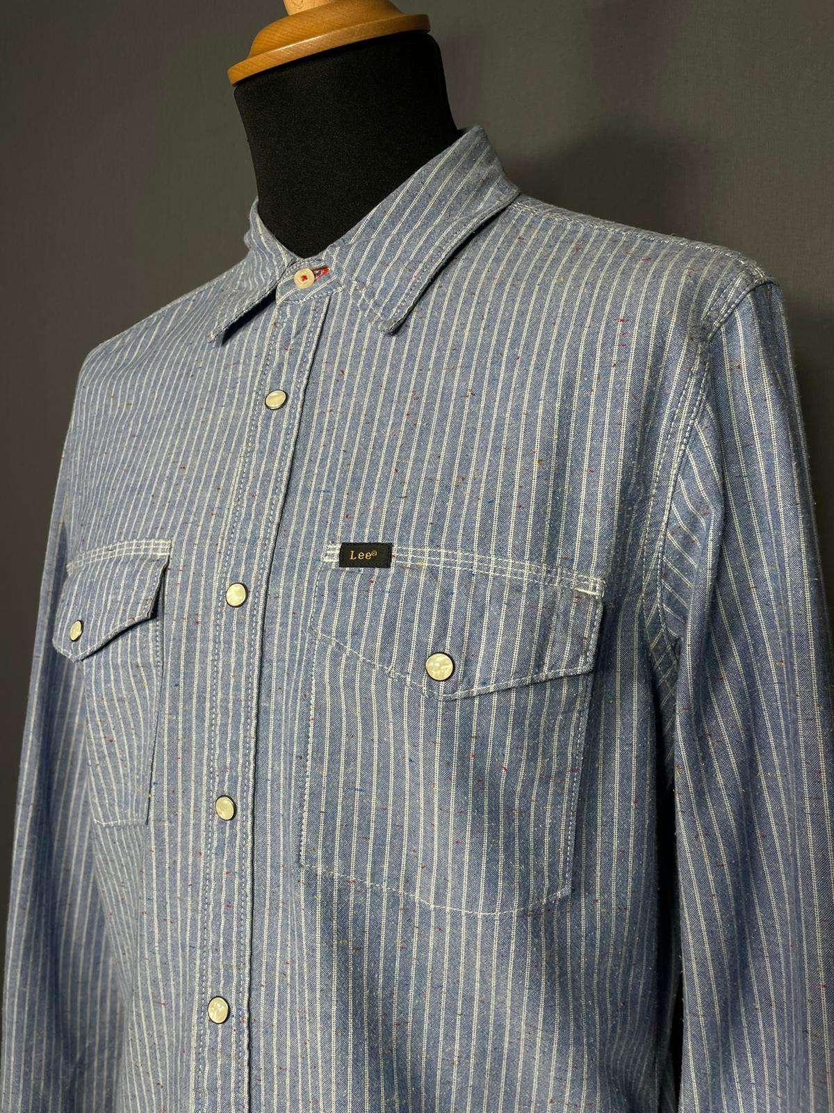 Lee classic Westershirt blau - 16.5/M