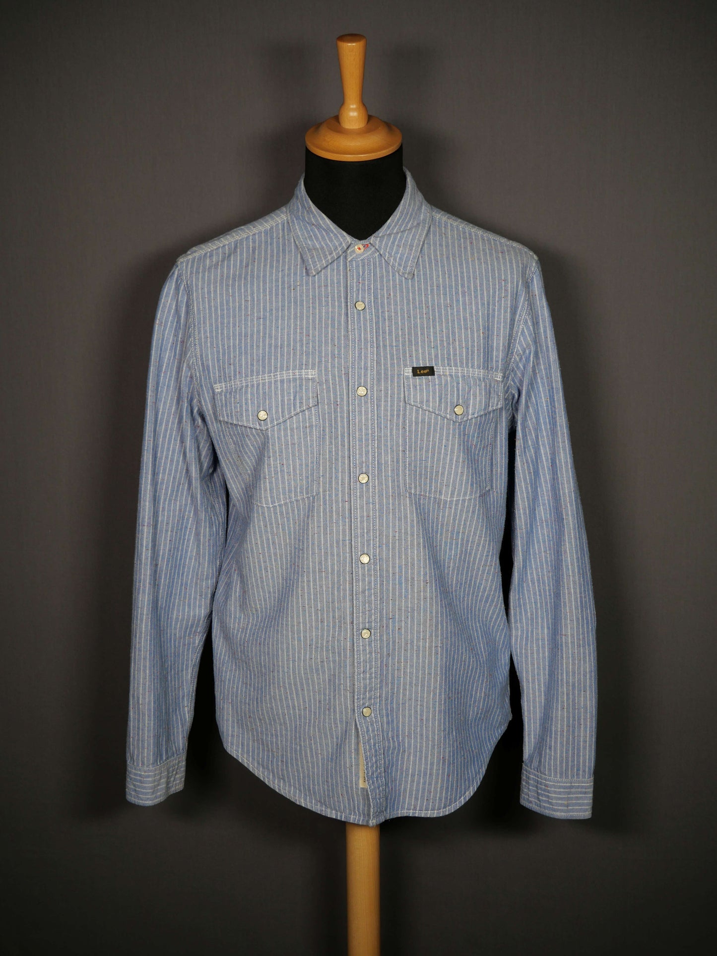 Lee classic Westershirt blau - 16.5/M
