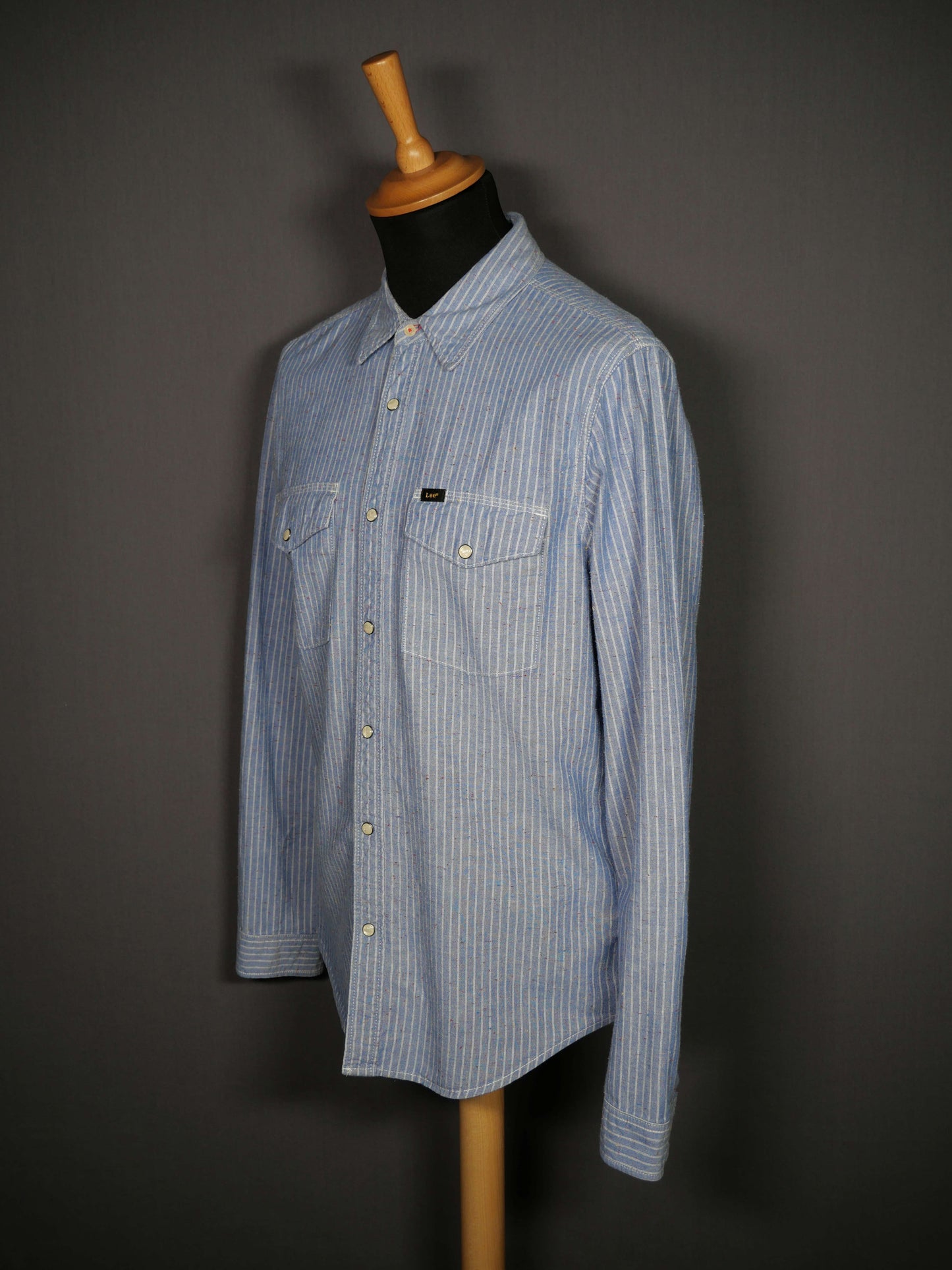 Lee classic Westershirt blau - 16.5/M