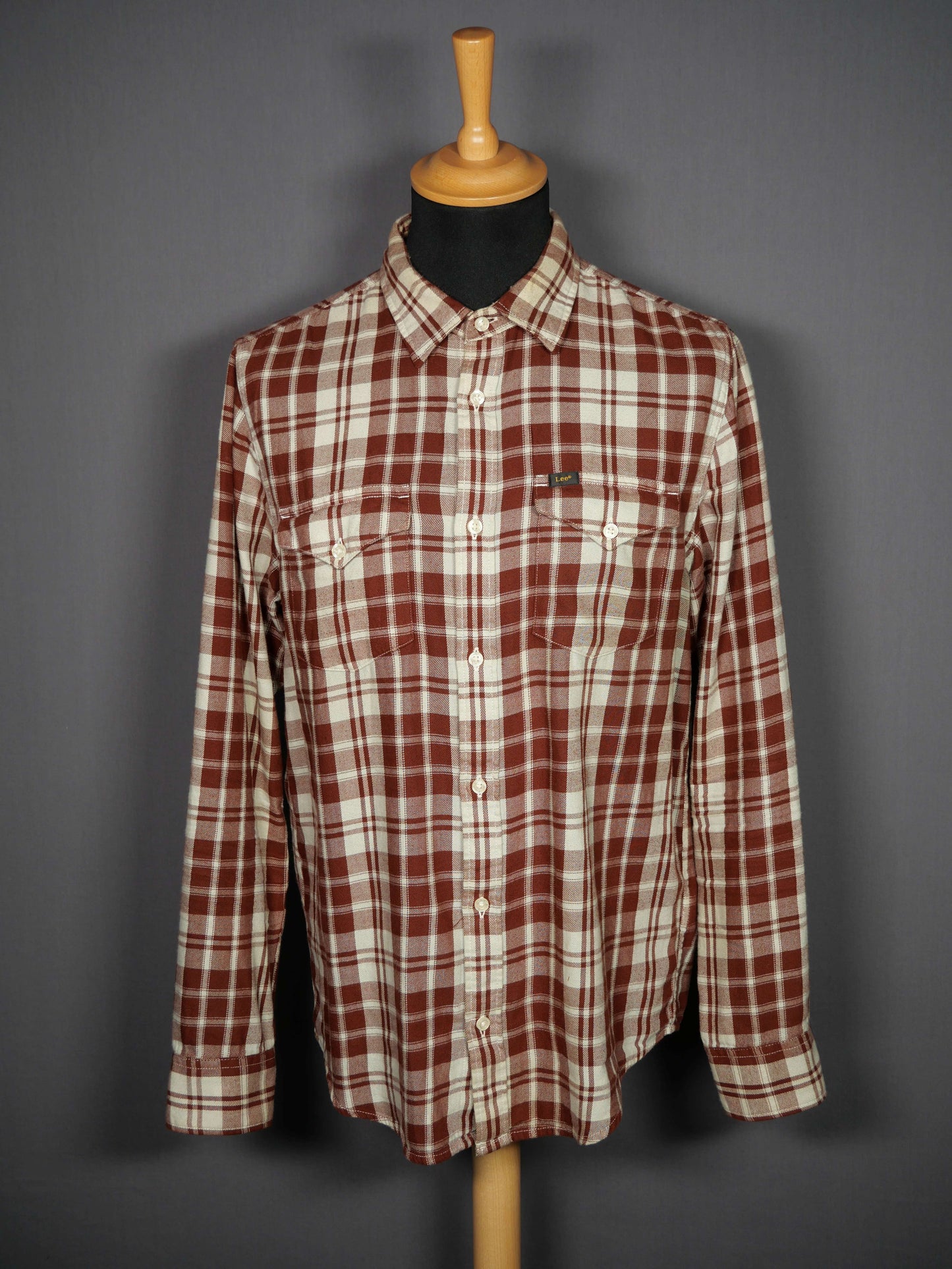 Lee Westernshirt kariert - 16.5/L