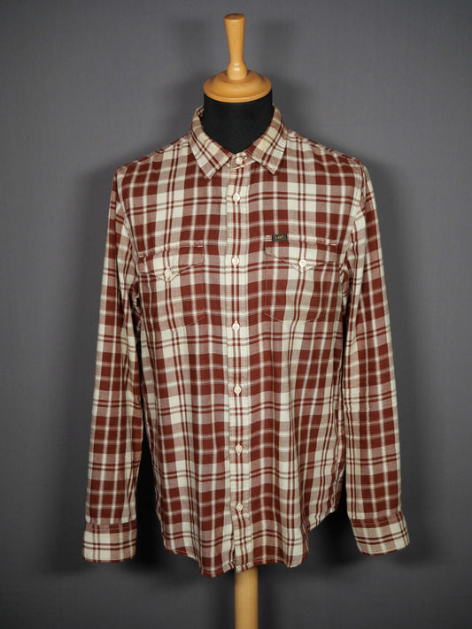 Lee Westernshirt kariert - 16.5/L