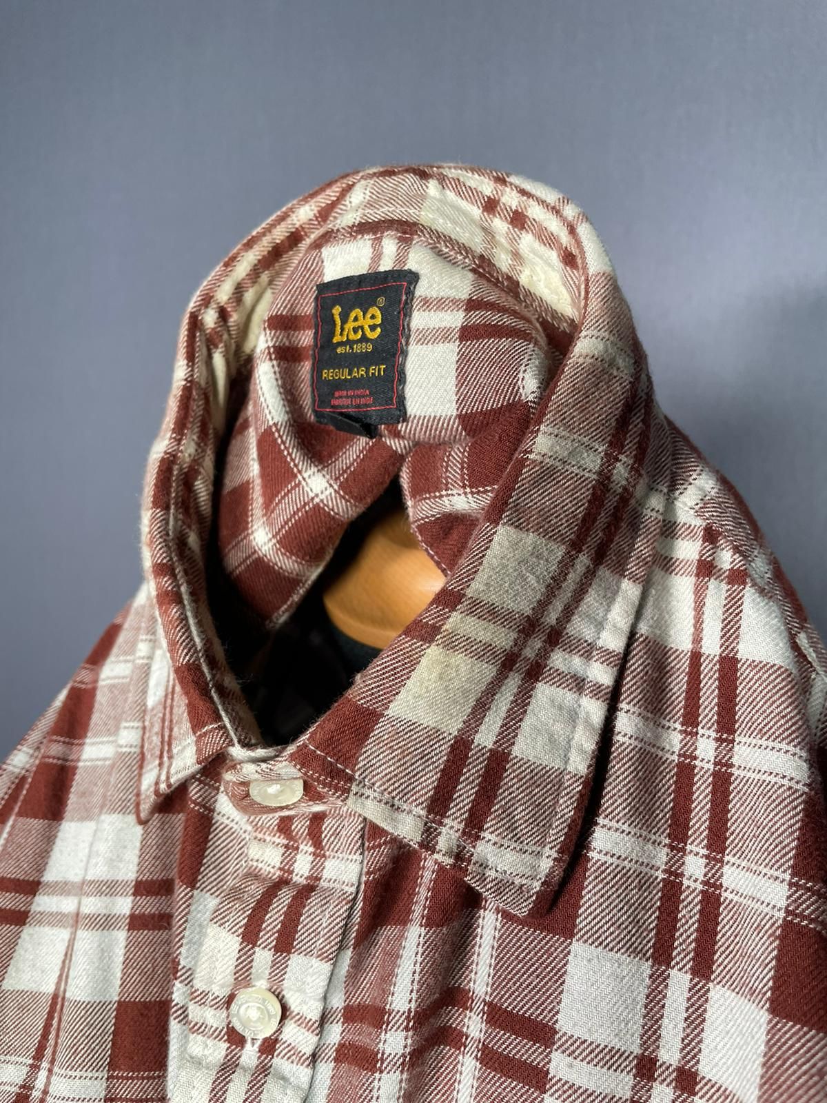 Lee Westernshirt kariert - 16.5/L