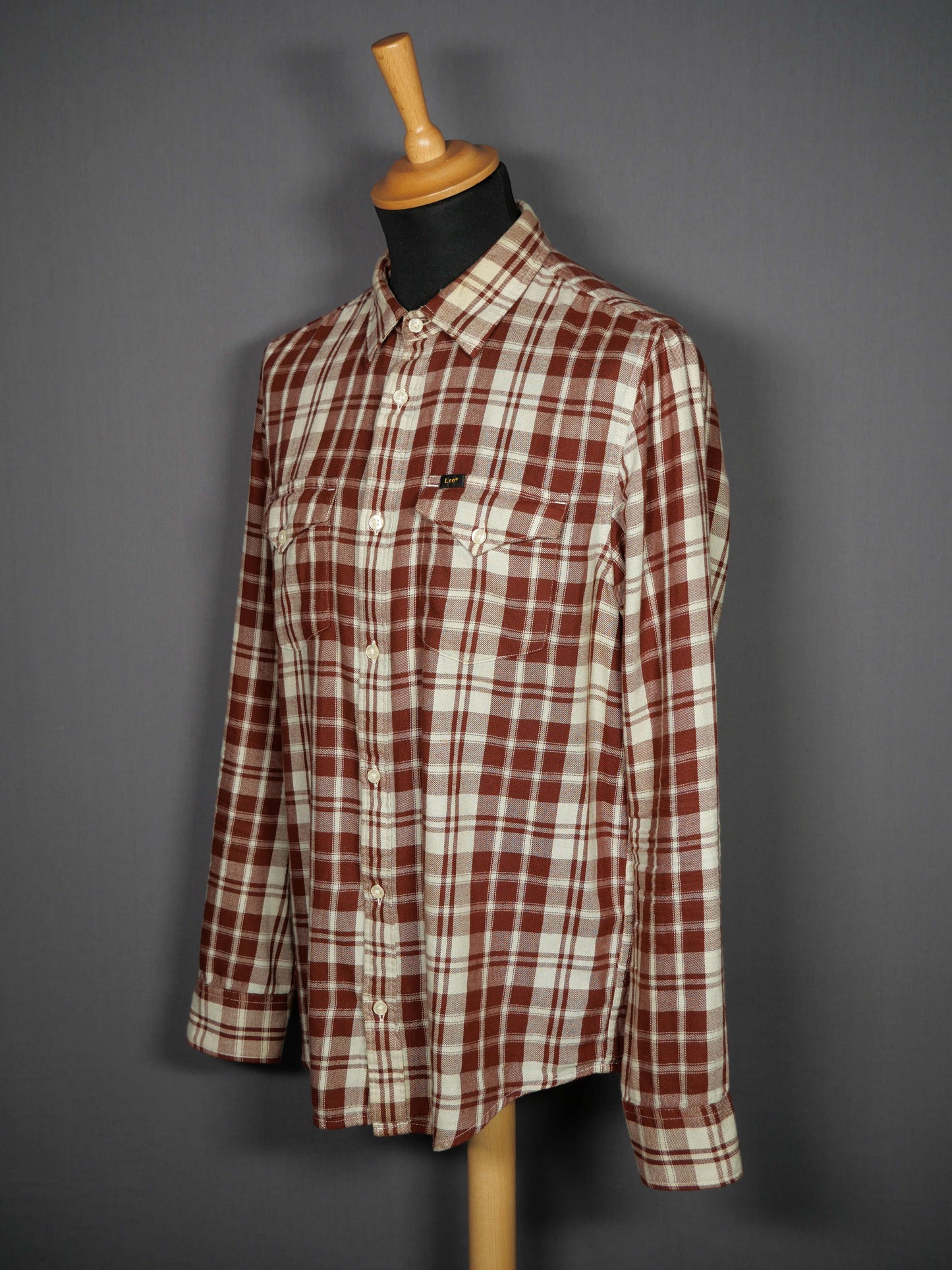 Lee Westernshirt kariert - 16.5/L