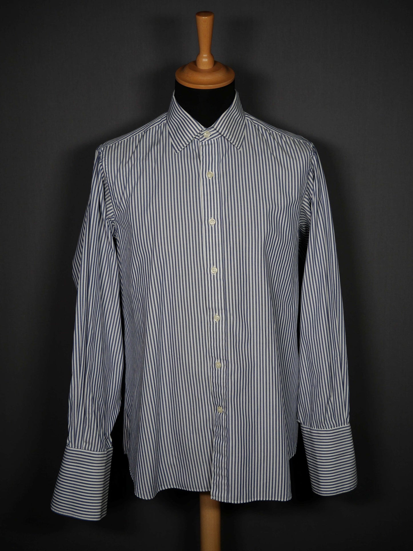 Vintage Lords Shirt gestreift Frenchcuff - 15/M