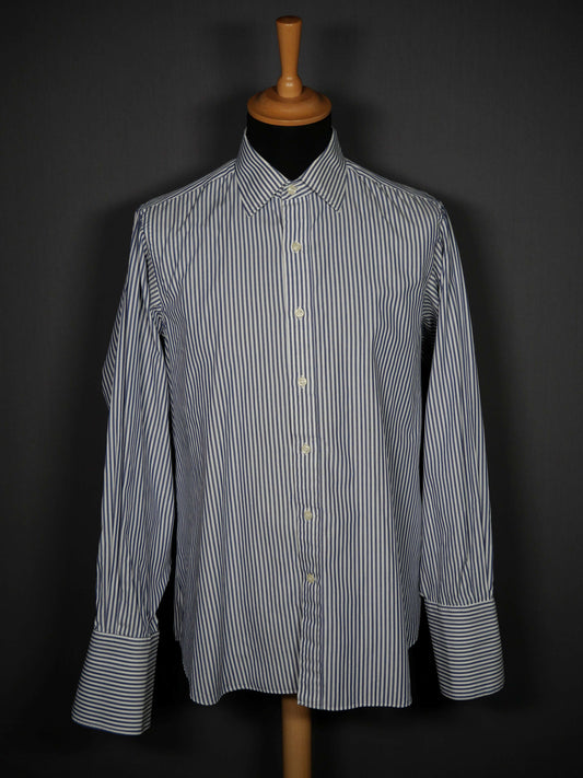 Vintage Lords Shirt gestreift Frenchcuff - 15/M