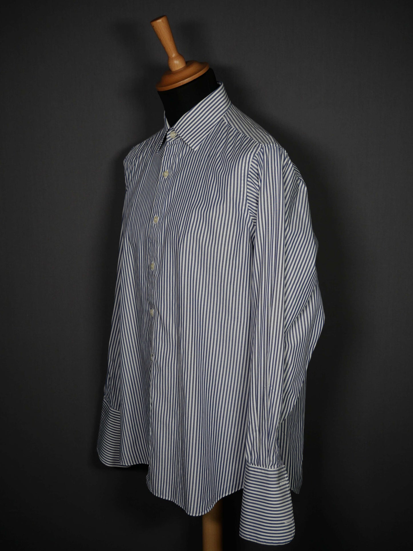 Vintage Lords Shirt gestreift Frenchcuff - 15/M