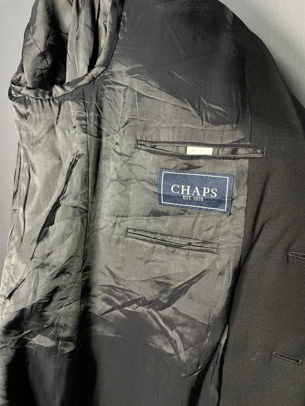 Chaps (RL) Zweiknopf-Sakko schwarz - 50/L